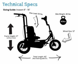 Freedom Concepts Adaptive Bike DCP Mini Specifications